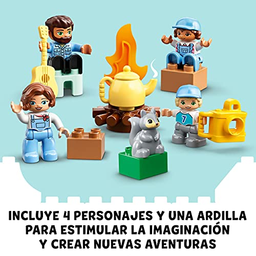 LEGO 10946 Duplo Mi Ciudad: Aventura en la Autocaravana Familiar, Coche de Juguete para Niños y Niñas +2 años