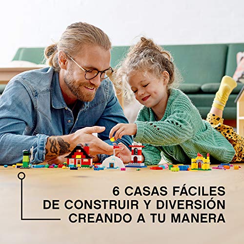 LEGO 11008 Classic Ladrillos y Casas, Juego de Construcción para Niños y Niñas +4 años