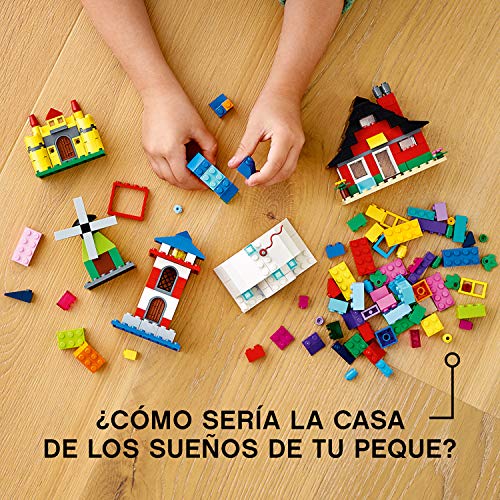 LEGO 11008 Classic Ladrillos y Casas, Juego de Construcción para Niños y Niñas +4 años