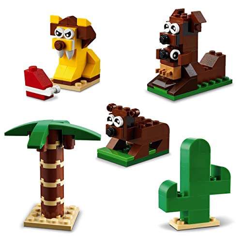 LEGO 11015 Classic Alrededor del Mundo, Set de Construcción para Niños +4 Años, Juegos Creativos con Animales de Juguete