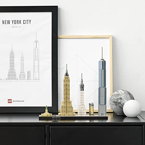 LEGO 21028 Architecture Ciudad de Nueva York, Maqueta para Construir, Regalos Originales de Manualidades y Decoración de Hogar