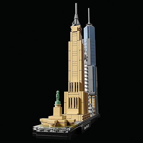 LEGO 21028 Architecture Ciudad de Nueva York, Maqueta para Construir, Regalos Originales de Manualidades y Decoración de Hogar