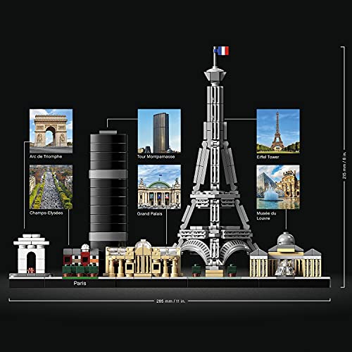 LEGO 21044 Architecture Skyline Collection París Set de Construcción Modelo de Coleccionista Maqueta Decorativa