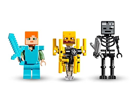 LEGO 21154 Minecraft El Puente del Blaze Juguete de Construcción para Niños 8 años con 4 Mini Figuras