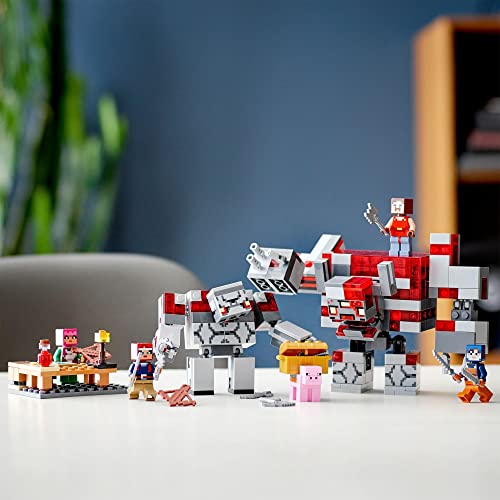 LEGO 21163 Minecraft La Batalla por la Piedra Roja, Juguete de Construcción