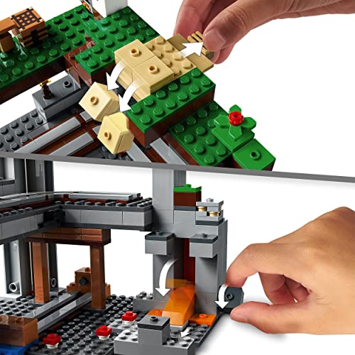 LEGO 21169 Minecraft La Primera Aventura Juguete de construcción con Mini Figuras de Steve, Alex, Esqueleto y más