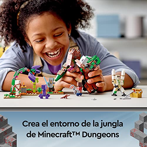 LEGO 21176 Minecraft La Abominación de la Selva, Juguete de Construcción para Niños y Niñas +8 Años con Mini Figuras