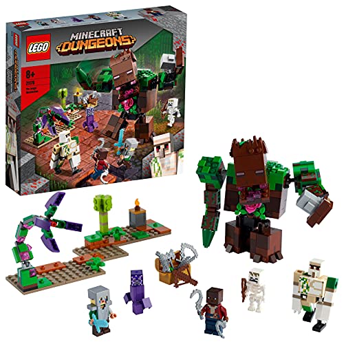 LEGO 21176 Minecraft La Abominación de la Selva, Juguete de Construcción para Niños y Niñas +8 Años con Mini Figuras