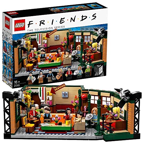 LEGO 21319 Ideas Central Perk, Cafetería de Serie Friends con Mini Figuras, Maqueta para Construir para Niños +16 Años y Adultos