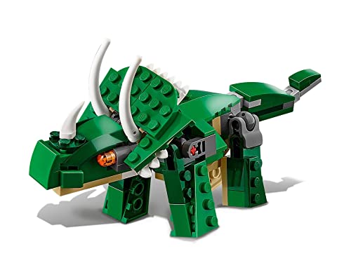 LEGO 31058 Creator 3en1 Grandes Dinosaurios, T. Rex, Triceratops o Pterodáctilo, Juguete de Construcción para Niños y Niñas +7 años