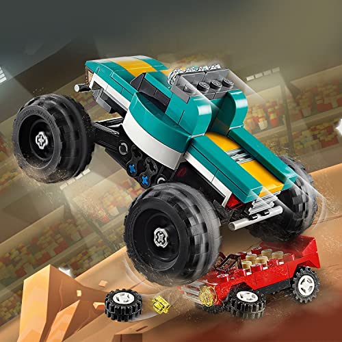 LEGO 31101 Creator 3 en 1 Monster Truck Coche de Gran Potencia o Drágster Superveloz Juguete de Construcción para Niños +7 años