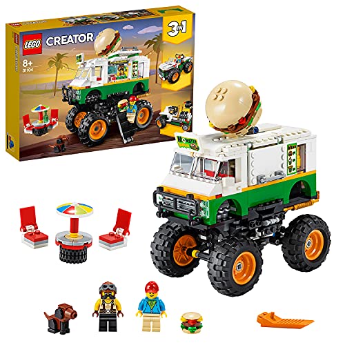 LEGO 31104 Creator Monster Truck Hamburguesería Juguete de Construcción