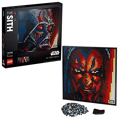 LEGO 31200 Art Star Wars: Los Sith Póster de Coleccionista  Decoración de Pared DIY Set de Construcción para Adultos