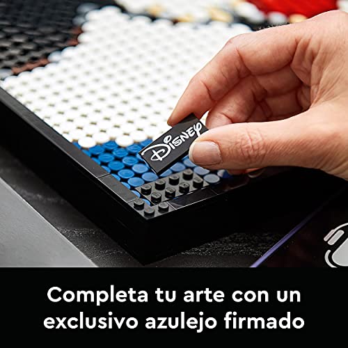 LEGO 31202 Art Disney’s Mickey Mouse Póster Set de Construcción Manualidades para Adultos Decoración de Pared Póster DIY