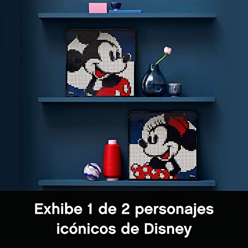 LEGO 31202 Art Disney’s Mickey Mouse Póster Set de Construcción Manualidades para Adultos Decoración de Pared Póster DIY