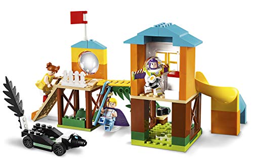 LEGO 4+ Aventura en el Parque de Juegos de Buzz y Bo Peep, Juguete de Construcción de Toy Story 4, Incluye Tobogán y Minifigura de Buzz Lightyear (10768)