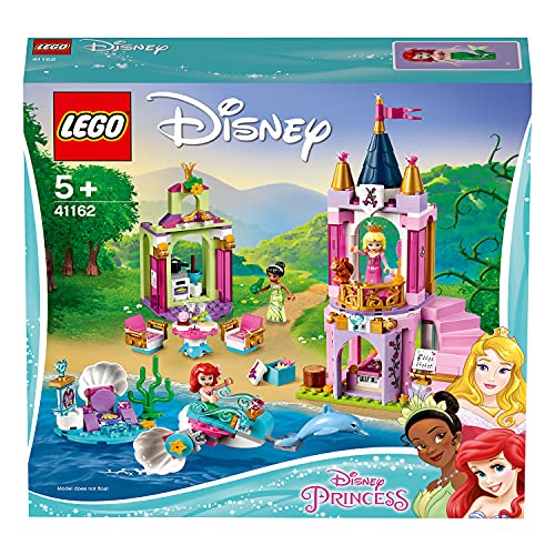 LEGO 41162 Disney Princess Celebración Real de Ariel, Aurora y Tiana