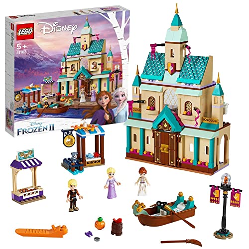 LEGO 41167 Disney Princess Frozen 2 Aldea del Castillo de Arendelle, Juguete con Mini Muñecas de Elsa, Anna y Kristoff para Niñas y Niños +5 Años