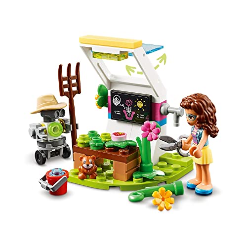 LEGO 41425 Friends Huerto de Flores de Olivia Juguete de Construcción para Niños y Niñas +6 años con Mini Muñeca