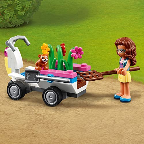 LEGO 41425 Friends Huerto de Flores de Olivia Juguete de Construcción para Niños y Niñas +6 años con Mini Muñeca