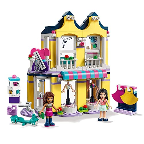 LEGO 41427 Friends Tienda de Moda de Emma Juguete de Construcción para Niños y Niñas de +6 años Boutique con Mini Muñecas