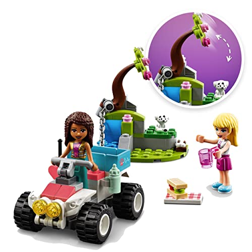 LEGO 41442 Friends Buggy de Rescate de la Clínica Veterinaria Set para Niñas de +6 años con Mini Muñecas Stephanie y Andrea