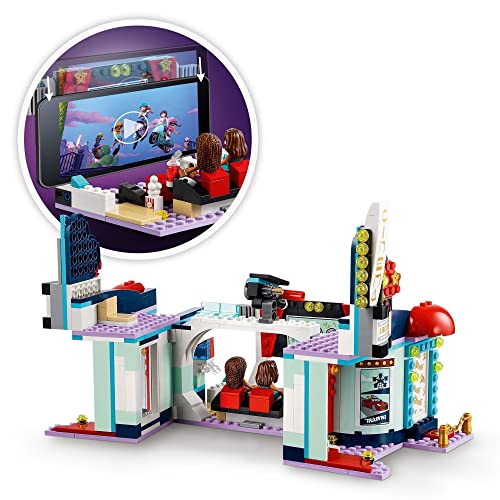 LEGO 41448 Friends Cine de Heartlake City Juguete de Construcción Interactivo con Soporte para Teléfono y Mini Muñecas