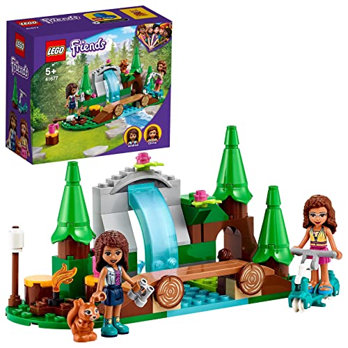 LEGO 41677 Friends Bosque: Cascada, Juguete de Construcción para Niñas y Niños +5 Años con Mini Muñecas