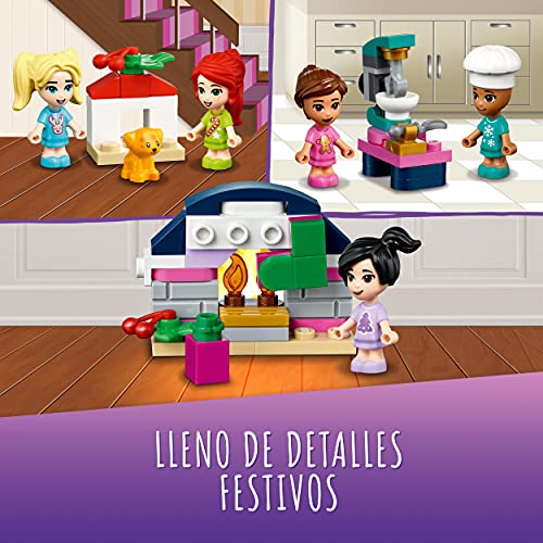 LEGO 41690 Friends: Calendario de Adviento de 2021, Juguete de Navidad para Niños y Niñas con 5 Micro Muñecas