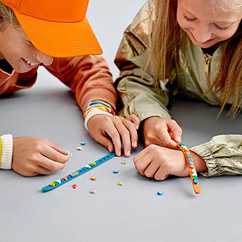 LEGO 41918 DOTS Pulseras Aventura Kit de Manualidades para Niños y Niñas de +6 años Set de Bisutería DIY