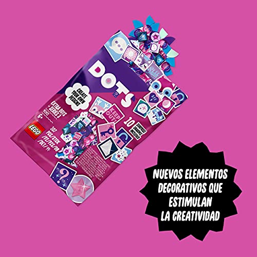 LEGO 41921 DOTS DOTS Extra: Edición 3 Set de Bisutería, Manualidades con Azulejos, Regalo DIY, Incluye 10 Elementos Sorpresa