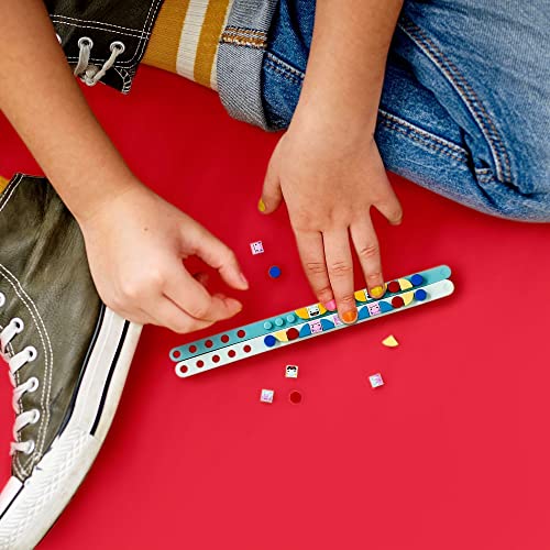 LEGO 41923 DOTS Pulseras Monstruitos Set de Bisutería, Manualidades con Azulejos, Regalo DIY, Bricolaje para Niños y Niñas