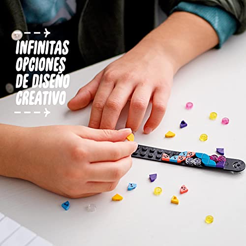 LEGO 41933 Dots Pulsera Notas Musicales, Juegos Creativos y Manualidades, Set de Pulseras y Joyas DIY para Niños y Niñas