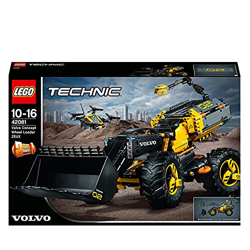 LEGO 42081 Technic Prototipo Volvo de cargadora con Ruedas ZEUX