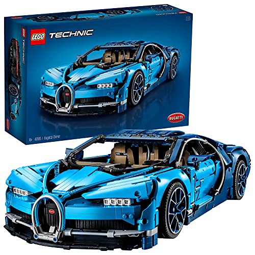 LEGO 42083 Technic Bugatti Chiron, Maqueta de Coche Supercar para Construir para Adultos, Set de Construcción