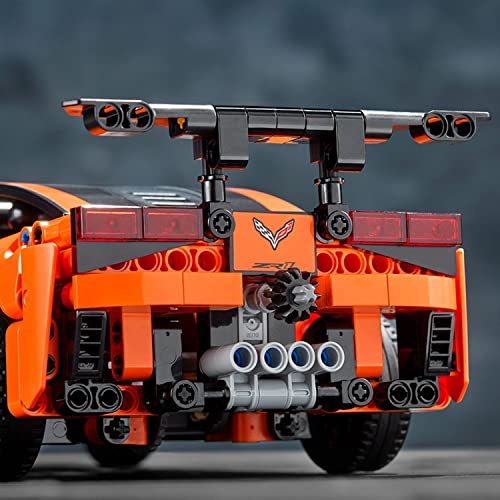 LEGO 42093 Technic Chevrolet Corvette ZR 1 Modelo de Coche de Carreras 2 en 1, Juguete de Construcción para Niños a Partir de 9 años