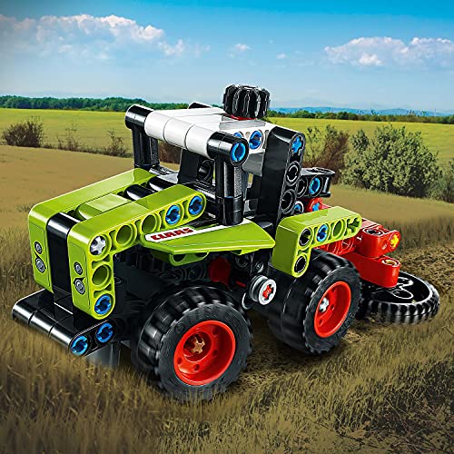 LEGO 42102 Technic 2en1 Mini CLAAS XERION Tractor o Cosechadora de Juguete de Construcción de Vehículo, Regalo para Niños +7 Años