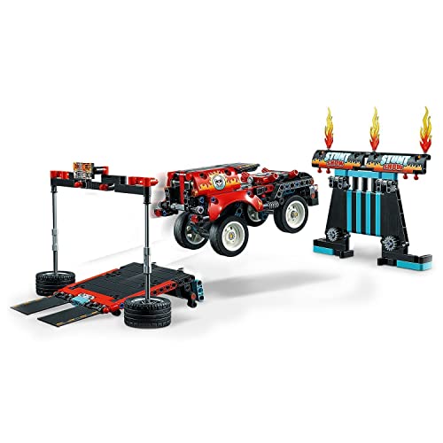 LEGO 42106 Technic Espectáculo Acrobático: Camión y Moto Juguete de Construcción