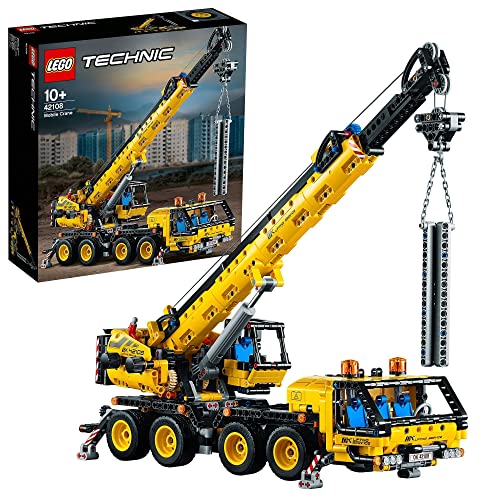 LEGO 42108 Technic Grúa Móvil Juguete de Construcción para Niños y Niñas +10 años