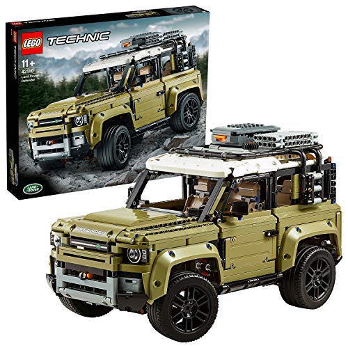 LEGO 42110 Technic Land Rover Defender, Todoterreno de Juguete, Maqueta de Coche para Construir