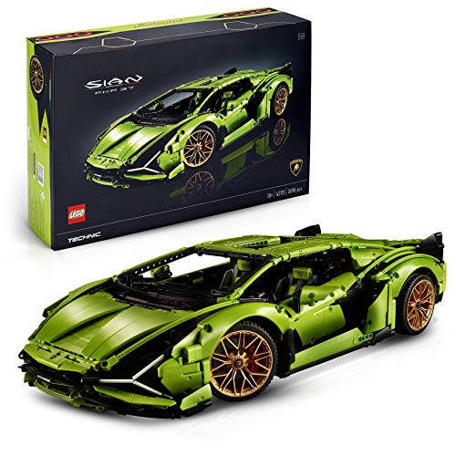 LEGO 42115 Technic Lamborghini Sián FKP 37 Coche de Carreras Set de Construcción para Adultos Modelo Exclusivo de Coleccionista