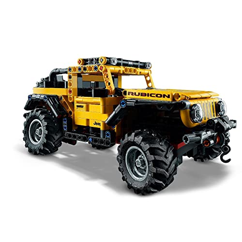 LEGO 42122 Technic Jeep Wrangler, Coche 4x4 de Juguete, Vehículo Off Roader SUV, Maqueta Set de Construcción