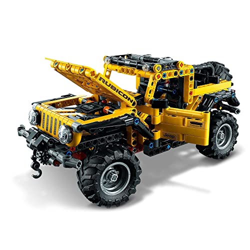 LEGO 42122 Technic Jeep Wrangler, Coche 4x4 de Juguete, Vehículo Off Roader SUV, Maqueta Set de Construcción