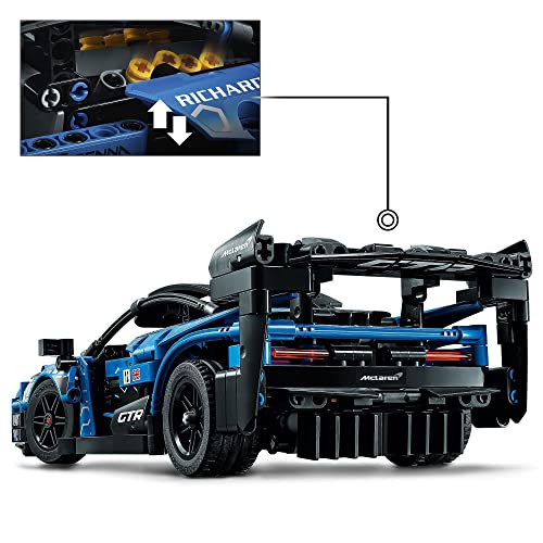 LEGO 42123 Technic McLaren Senna GTR, Set de Construcción de Coche de Carreras, Modelo Coleccionable, Supercoches