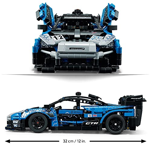 LEGO 42123 Technic McLaren Senna GTR, Set de Construcción de Coche de Carreras, Modelo Coleccionable, Supercoches