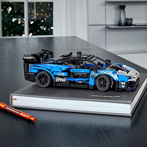 LEGO 42123 Technic McLaren Senna GTR, Set de Construcción de Coche de Carreras, Modelo Coleccionable, Supercoches