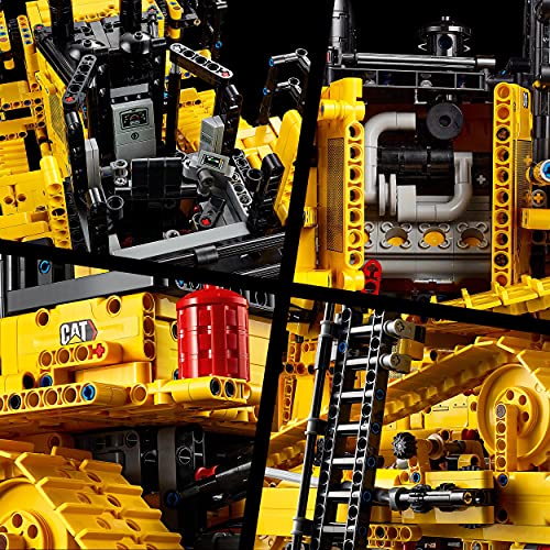 LEGO 42131 Technic Buldócer Cat D11 Controlado por App, Set de Construcción para Adultos, Vehículo a Motor para Construir con Control Remoto