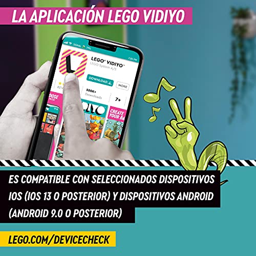 LEGO 43110 VIDIYO Folk Fairy Beatbox, Creador de Vídeos Musicales de Juguete, App Realidad Aumentada, Set con Mini Figura