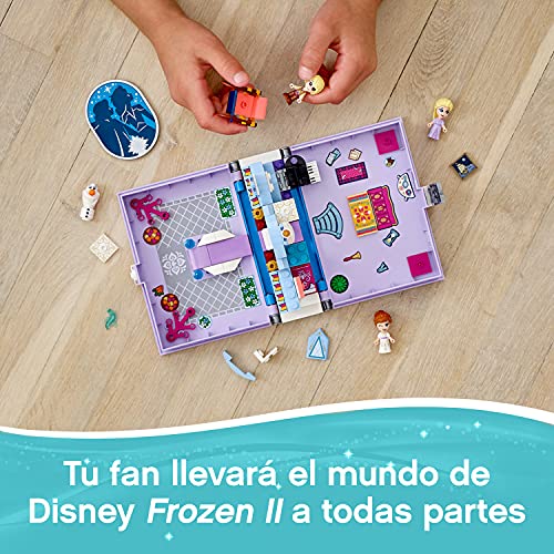 LEGO 43175 Disney Princess Cuentos e Historias: Anna y Elsa, Juguete de Construcción de Frozen II con 4 Mini Figuras