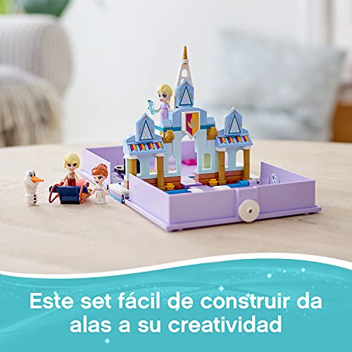 LEGO 43175 Disney Princess Cuentos e Historias: Anna y Elsa, Juguete de Construcción de Frozen II con 4 Mini Figuras